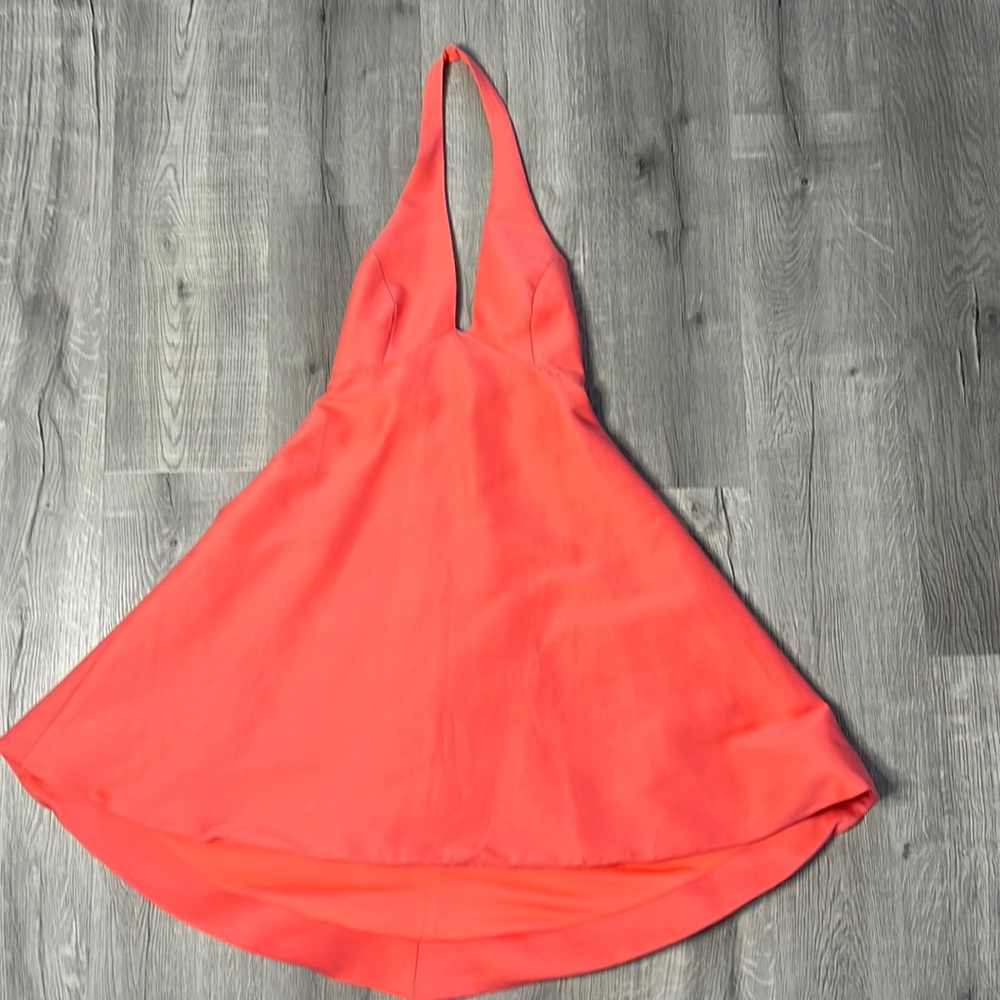 HALSTON Halter Dress